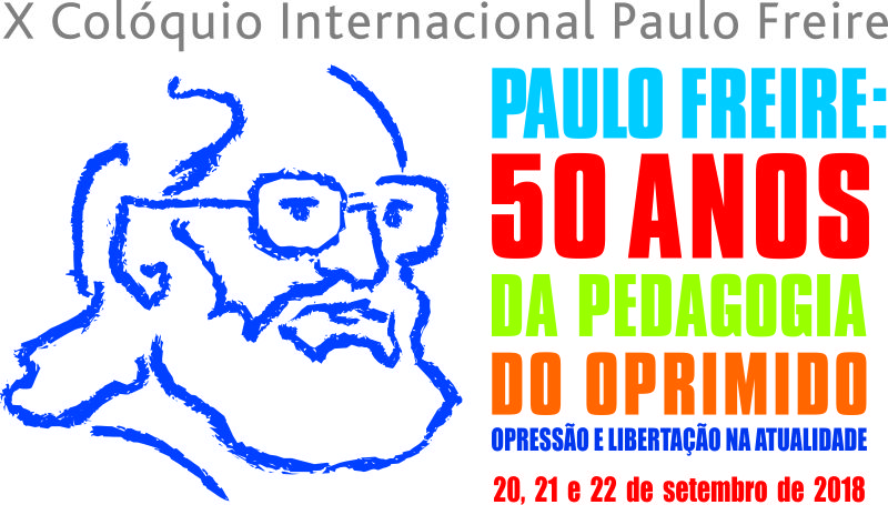Cartaz de divulgação do X Colóquio Internacional Paulo Freire