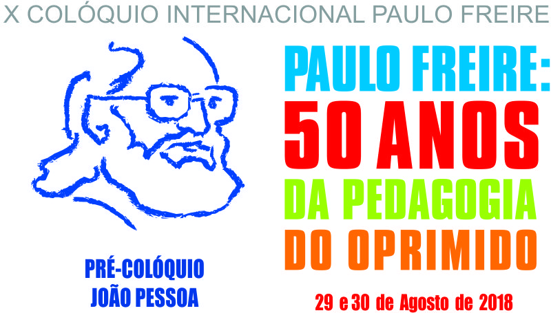 Cartaz de divulgação do X Colóquio Internacional Paulo Freire