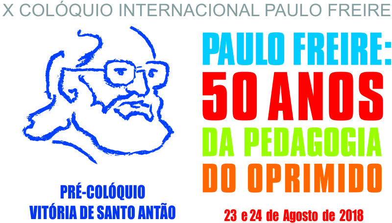 Cartaz de divulgação do X Colóquio Internacional Paulo Freire